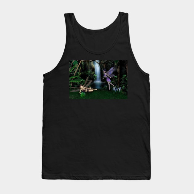 Fantasy elf at secret spot Tank Top by Carlosr1946